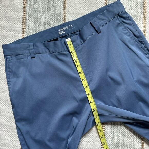 Nike Men’s Dri-Fit Blue Tech Flat Front Lightweight Golf Pants Men’s Size 34/ 32 - Picture 9 of 11
